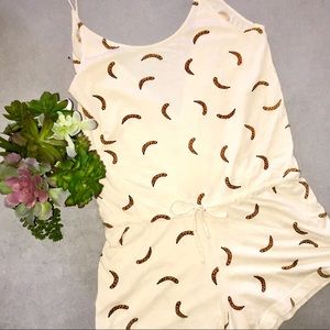 Thinking Mu Yellow Banana Playsuit Jumper Romper